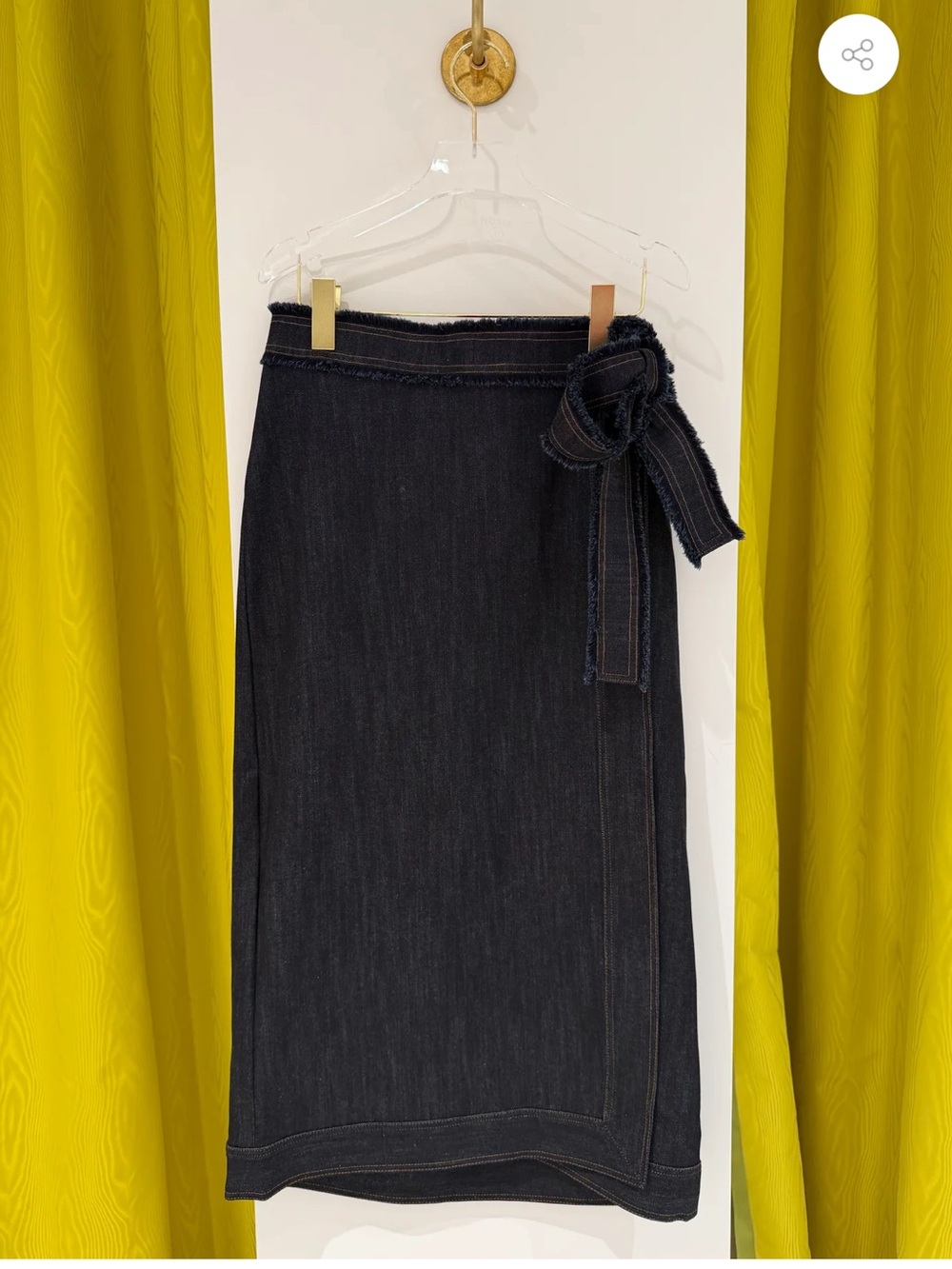 Lucky Snap Reba Long Skirt - Dark Denim